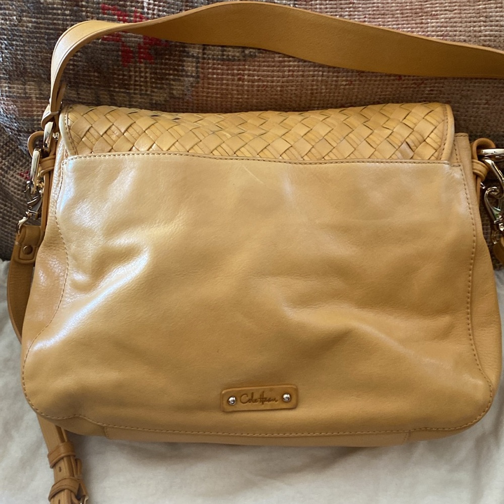 Cole Haan Gold/yellow crossbody bag - like new - Picture 3 of 11